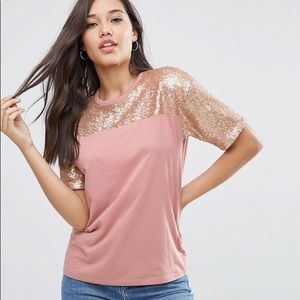 ASOS Sequin T-Shirt